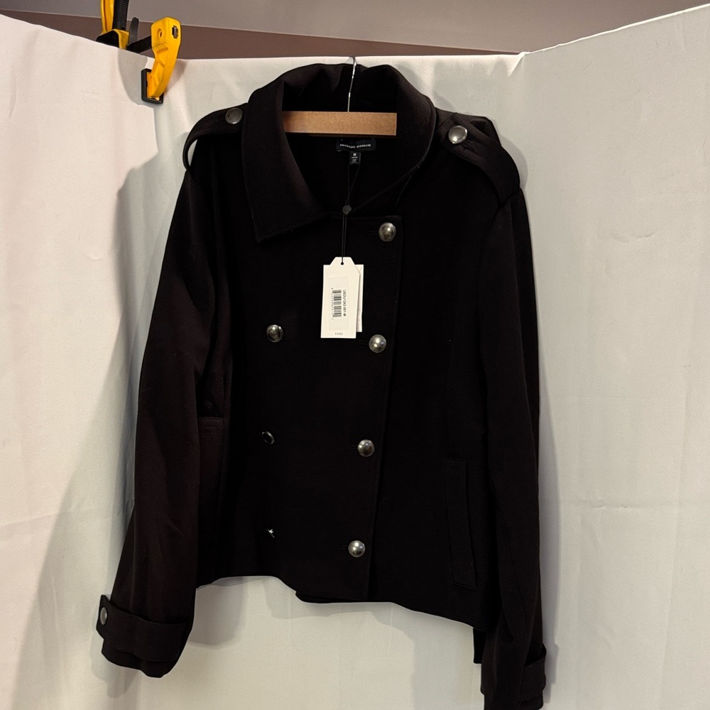 Universal Standard NWT Nadia Crepe Jersey Military Jacket